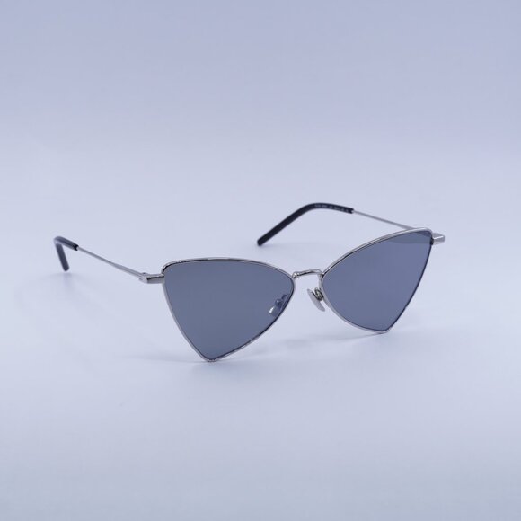 🕶️ New Saint Laurent SL303 JERRY 010 Sunglasses - Silver Frame, Grey Lenses - Picture 4 of 10